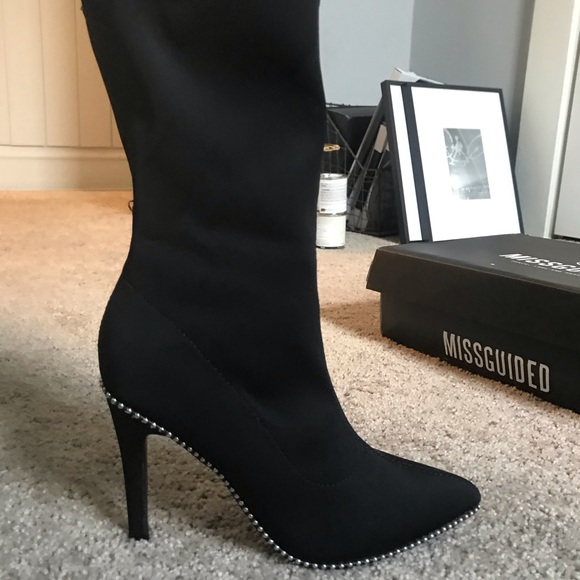 Missguided Studded Sock Boot - Picture 4 of 4